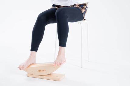 あしふみ健幸ライフを使う女性