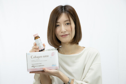 ミネルヴァコラーゲン6000を持つ女性